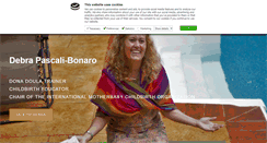 Desktop Screenshot of debrapascalibonaro.com